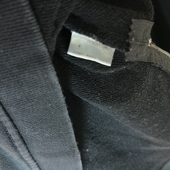 Wishful thinking small sweater turtle neck black with functional side zippers - Picture 8 of 15